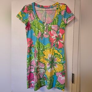 Lilly Pulitzer Colorful Floral Mini Dress‎